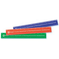 Translucent Standard / Metric Ruler (12")